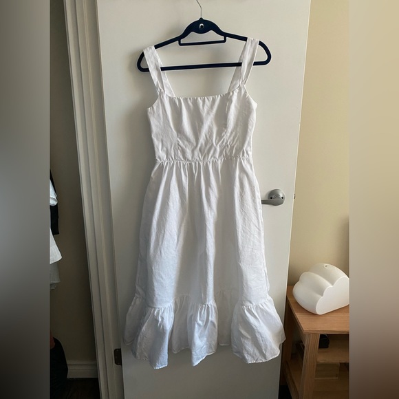 Reformation Bucatini Linen Midi Dress - Picture 7 of 15